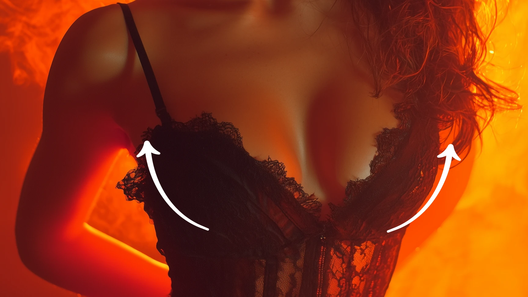 tamanho de seios ajustável no recurso de seios grandes com IA do AIEase