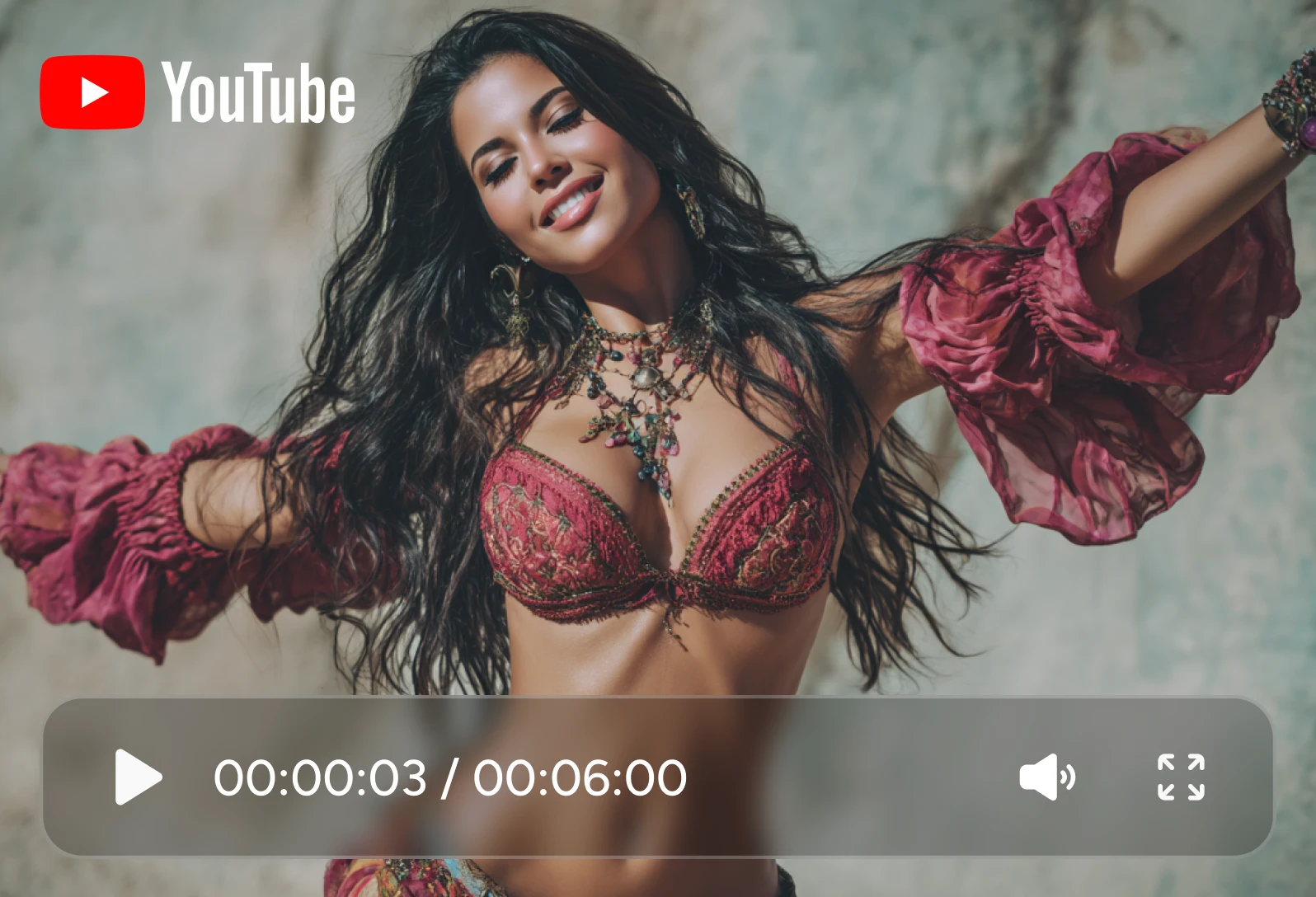 un video de YouTube de los pechos de una mujer rebotando mientras baila